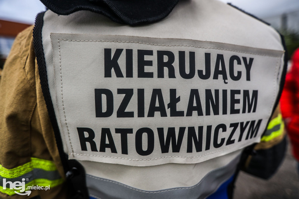 Ewakuacja ZSO1 w Mielcu