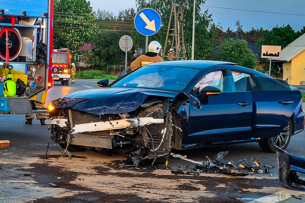 Wypadek na obwodnicy Mielca