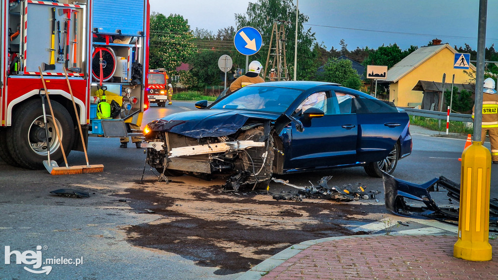 Wypadek na obwodnicy Mielca