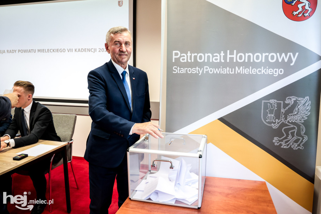 Pierwsza sesja Rady Powiatu Mieleckiego kadencji 2024-2029