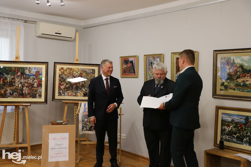 Wernisaż wystawy prac Marka Cichonia
