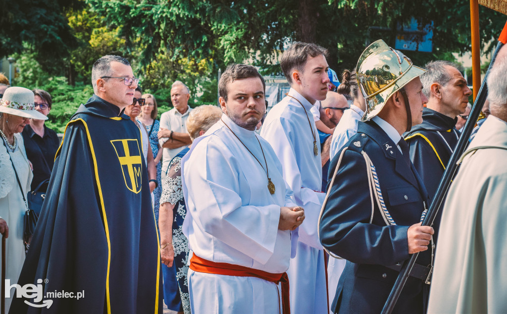 Boże Ciało. Procesja w parafii MBNP