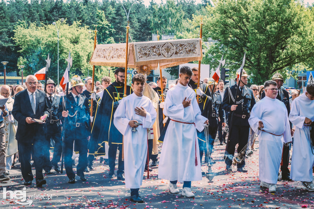 Boże Ciało. Procesja w parafii MBNP