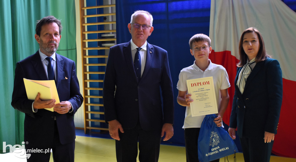 Konkurs z wiedzy o Sejmie RP w Radomyślu Wielkim