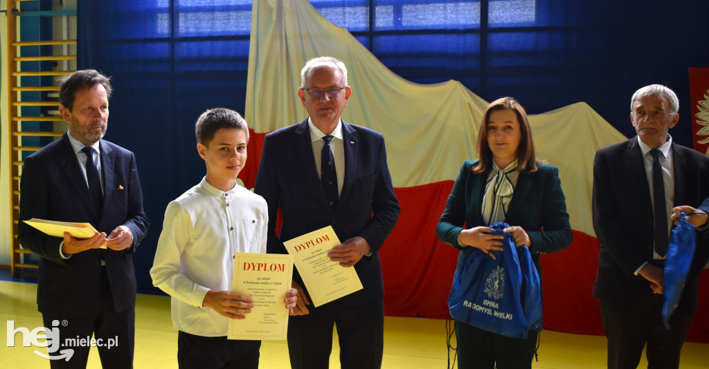 Konkurs z wiedzy o Sejmie RP w Radomyślu Wielkim