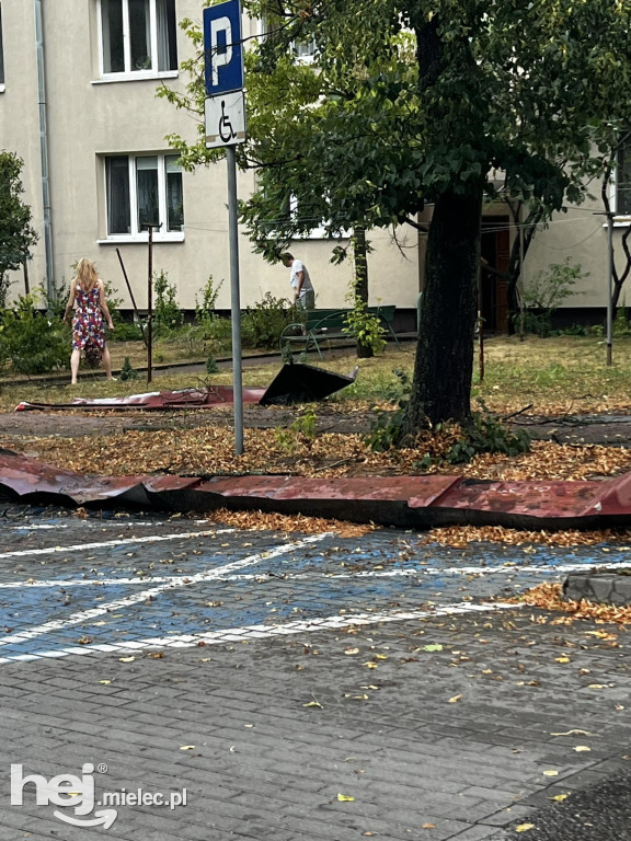Nawałnica nad Mielcem. Sporo zniszczeń!