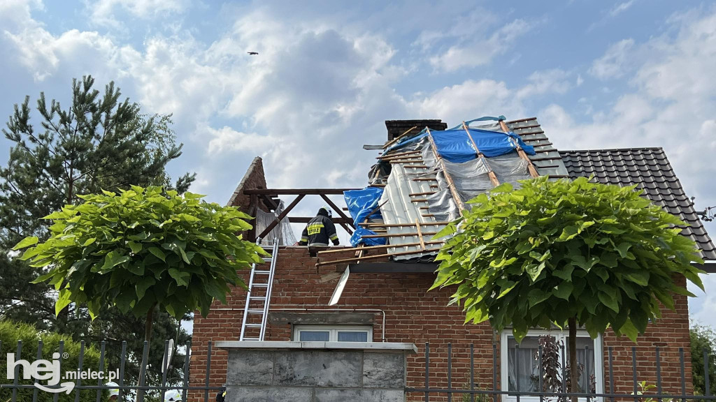 Nawałnica nad Mielcem. Sporo zniszczeń!