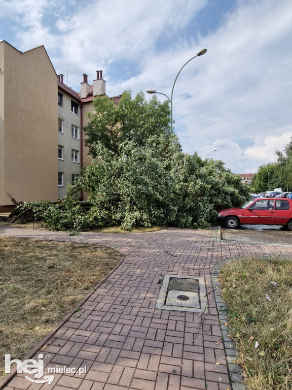 Nawałnica nad Mielcem. Sporo zniszczeń!
