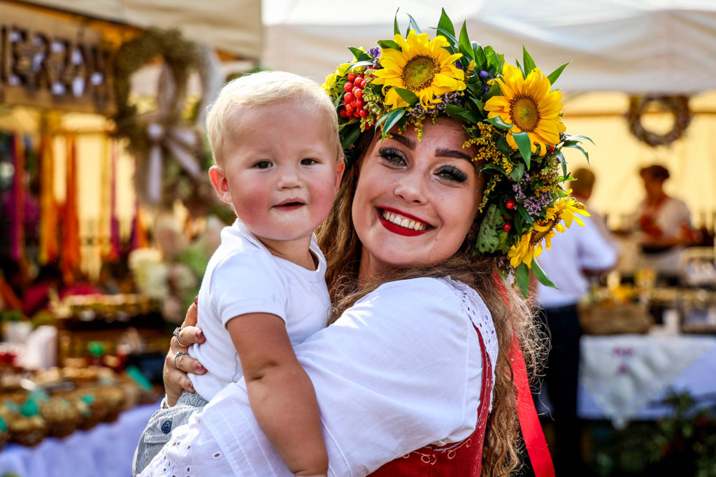 Dożynki gminy Wadowice Górne w Woli Wadowskiej