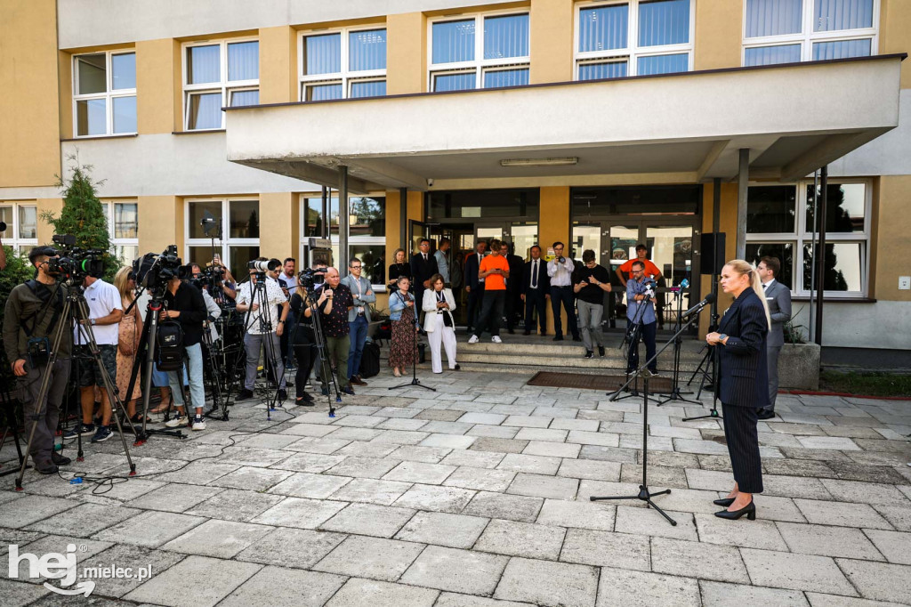 Ministra Barbara Nowacka w Mielcu