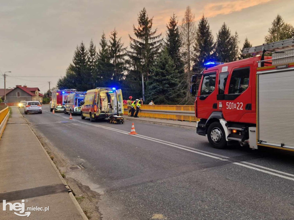 Samochód wpadł do rzeki. Kierowca nie żyje