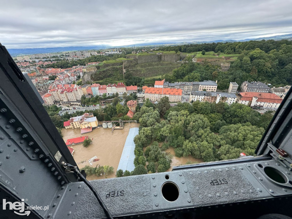 Pięć Black Hawków z PZL Mielec w walce z powodzią