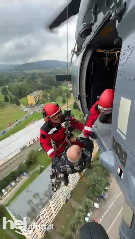 Pięć Black Hawków z PZL Mielec w walce z powodzią