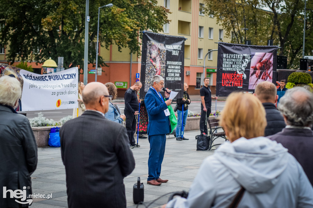 Publiczny różaniec przeciw aborcji