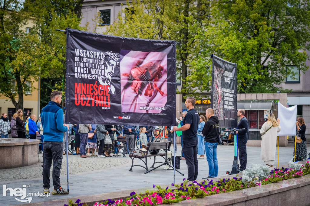 Publiczny różaniec przeciw aborcji