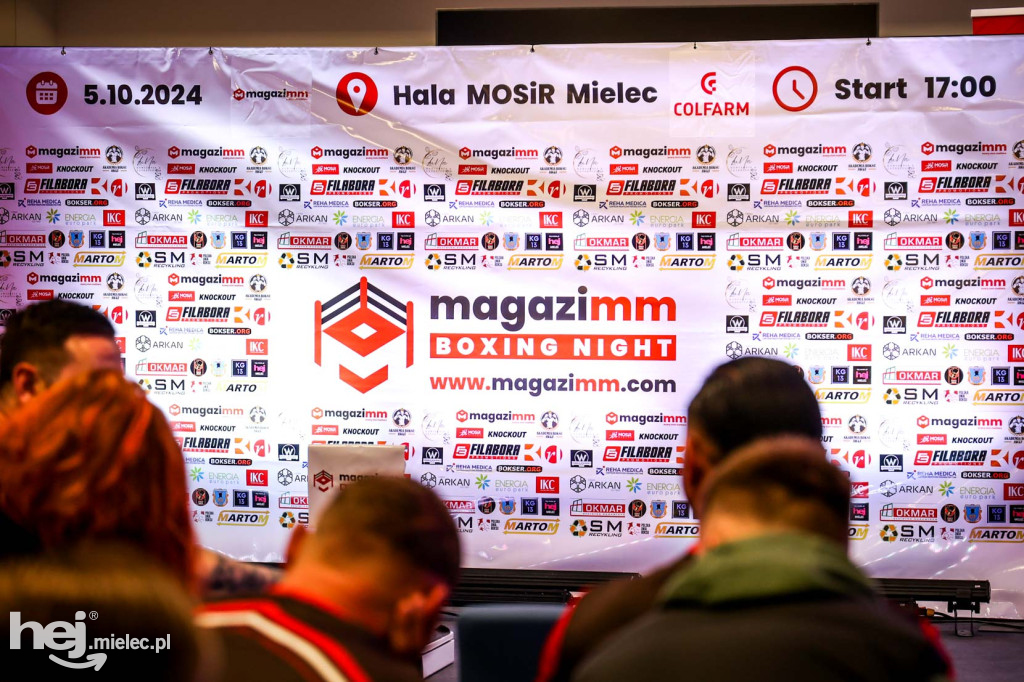 Oficjalne ważenie przed galą Magazimm Boxing Night