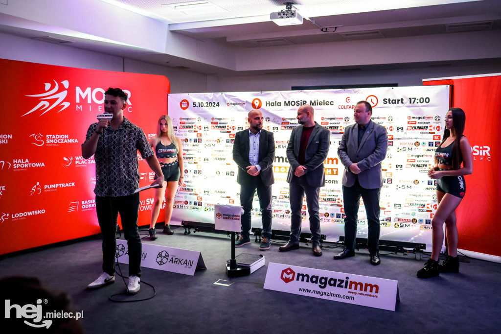 Oficjalne ważenie przed galą Magazimm Boxing Night