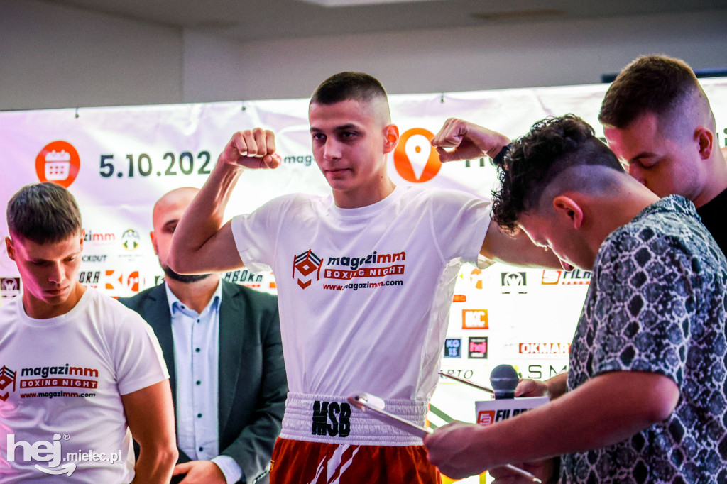 Oficjalne ważenie przed galą Magazimm Boxing Night