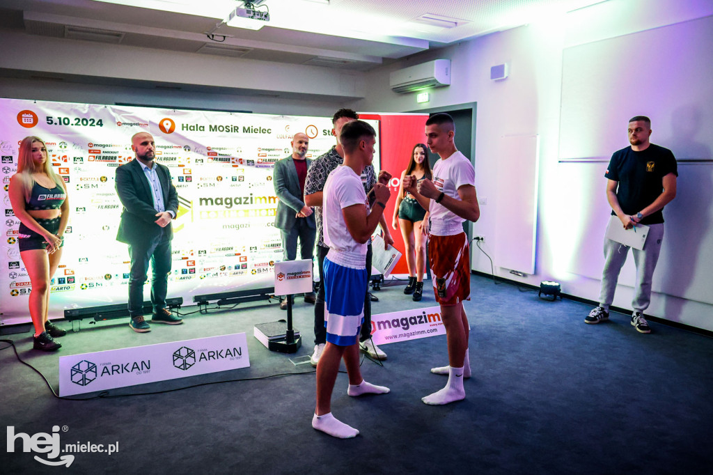 Oficjalne ważenie przed galą Magazimm Boxing Night