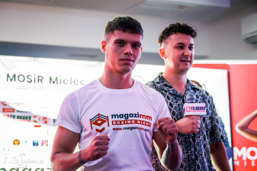 Oficjalne ważenie przed galą Magazimm Boxing Night