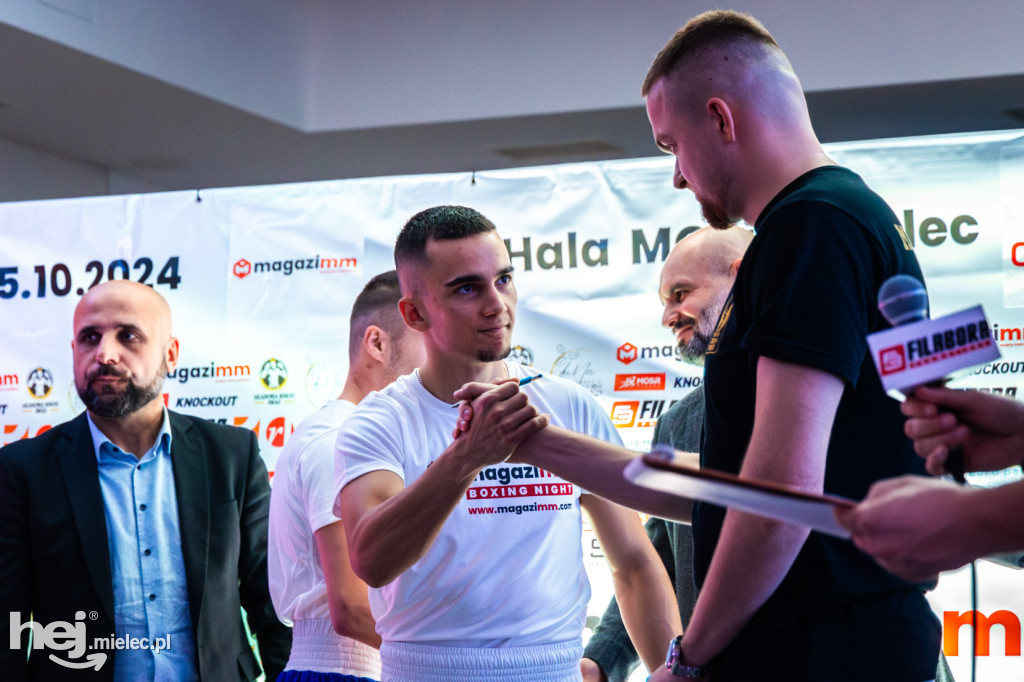 Oficjalne ważenie przed galą Magazimm Boxing Night