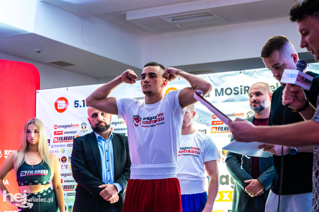 Oficjalne ważenie przed galą Magazimm Boxing Night