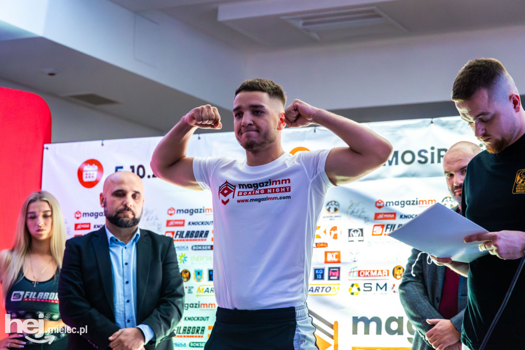 Oficjalne ważenie przed galą Magazimm Boxing Night