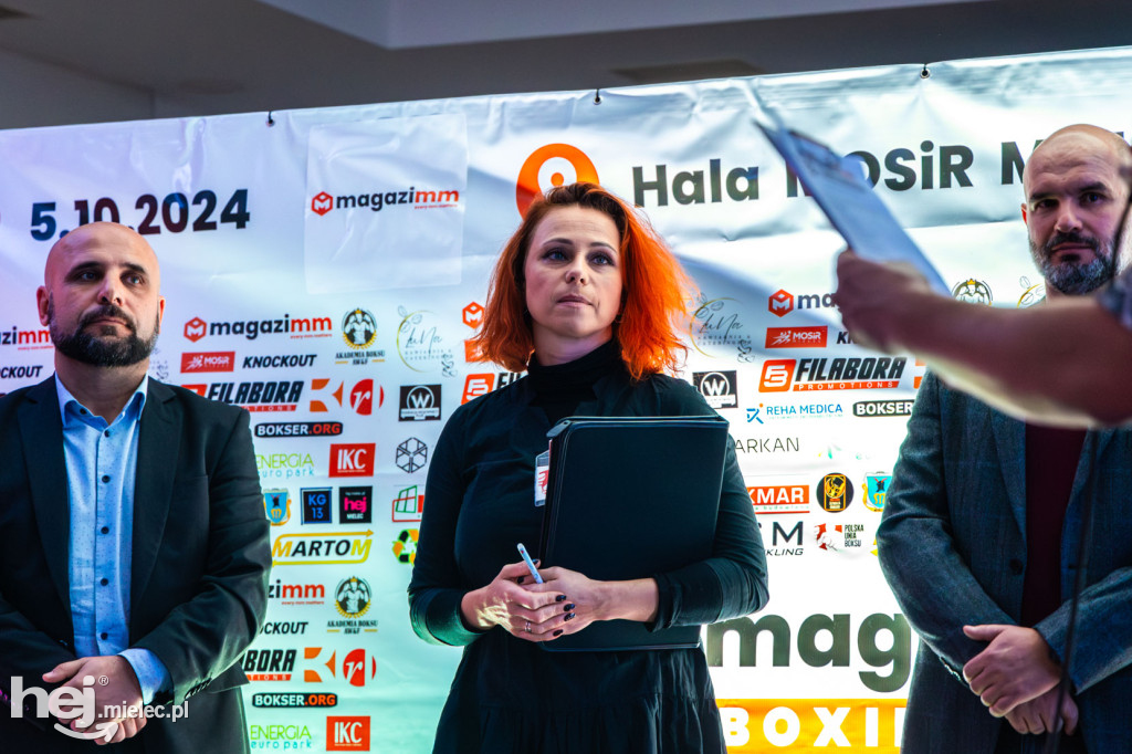 Oficjalne ważenie przed galą Magazimm Boxing Night