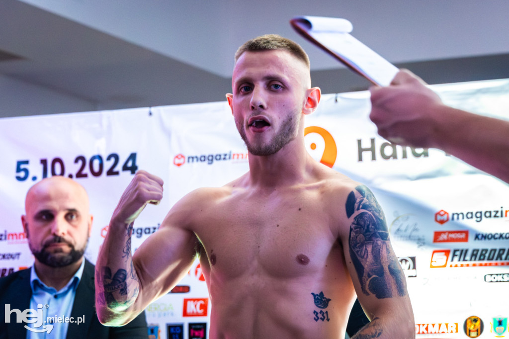 Oficjalne ważenie przed galą Magazimm Boxing Night