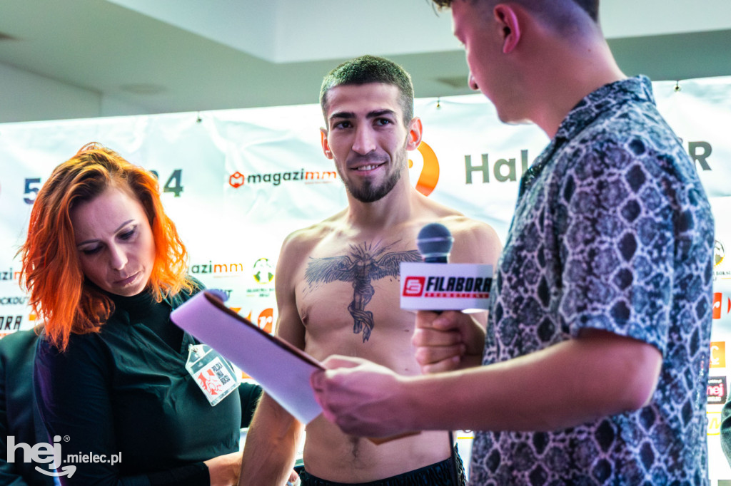 Oficjalne ważenie przed galą Magazimm Boxing Night