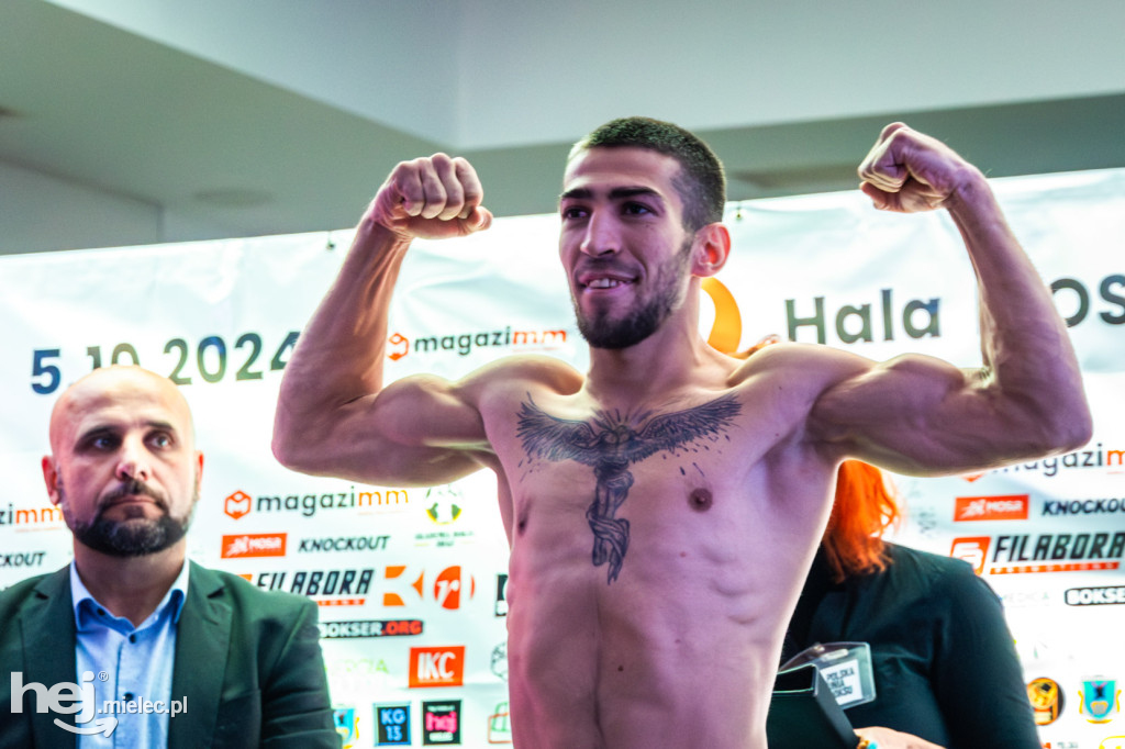 Oficjalne ważenie przed galą Magazimm Boxing Night