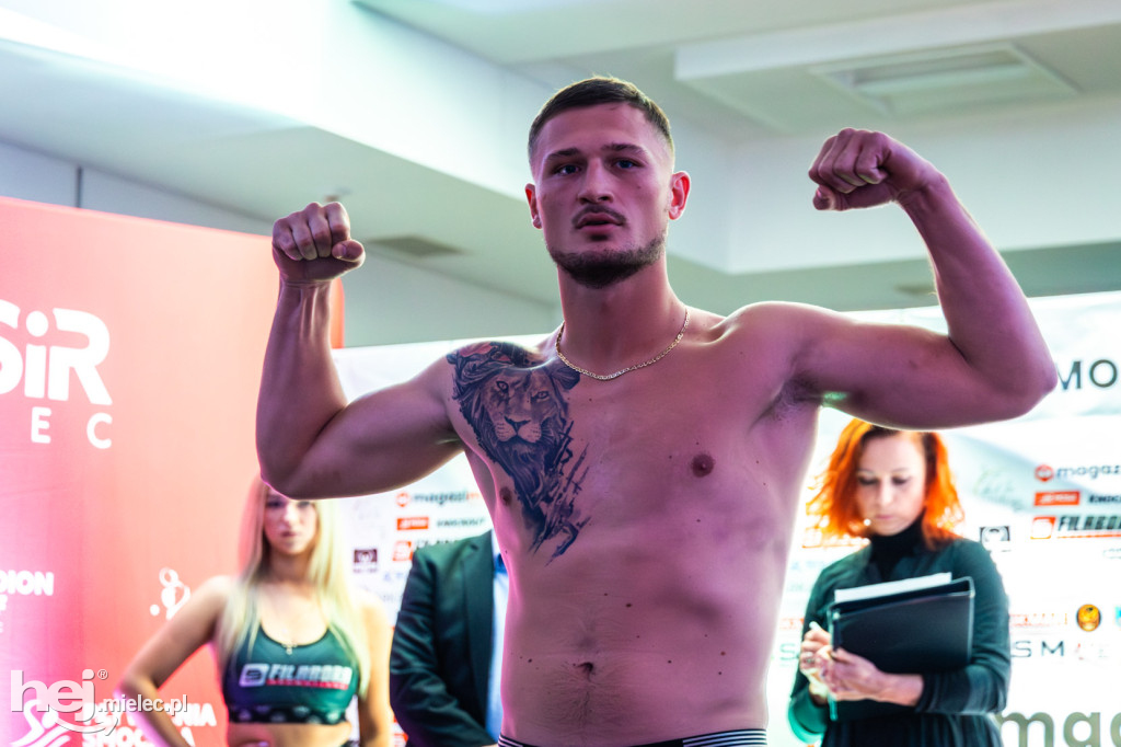 Oficjalne ważenie przed galą Magazimm Boxing Night