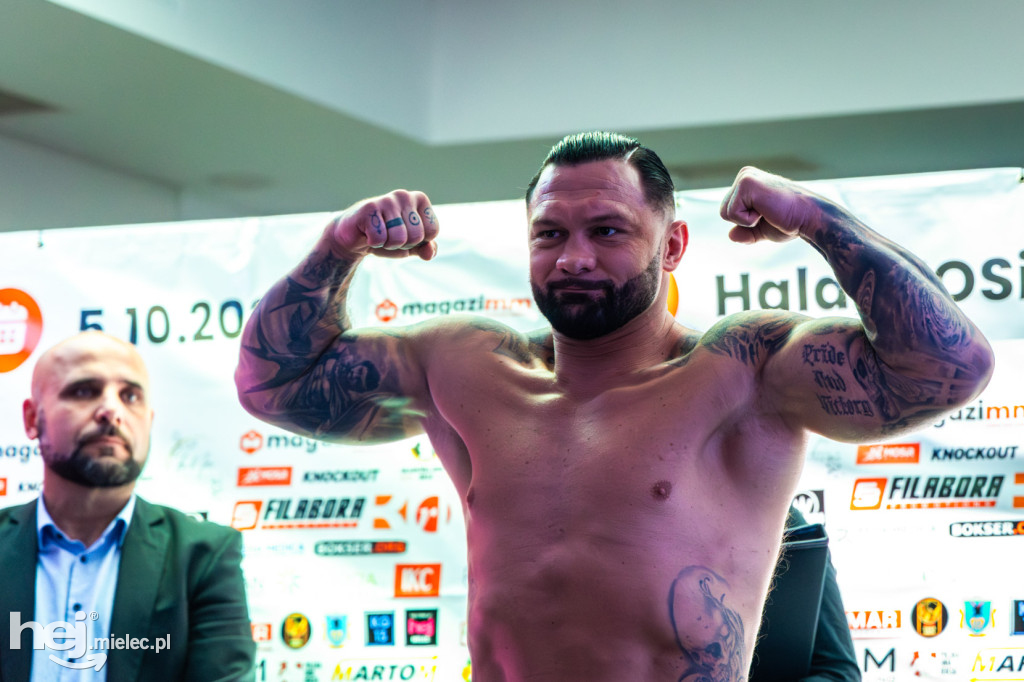 Oficjalne ważenie przed galą Magazimm Boxing Night