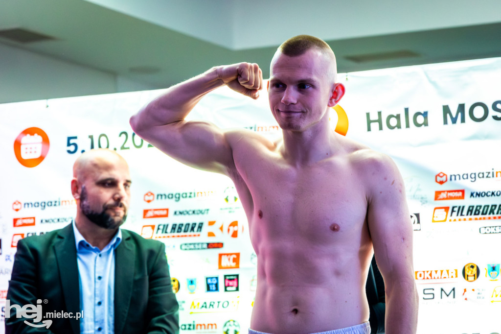 Oficjalne ważenie przed galą Magazimm Boxing Night