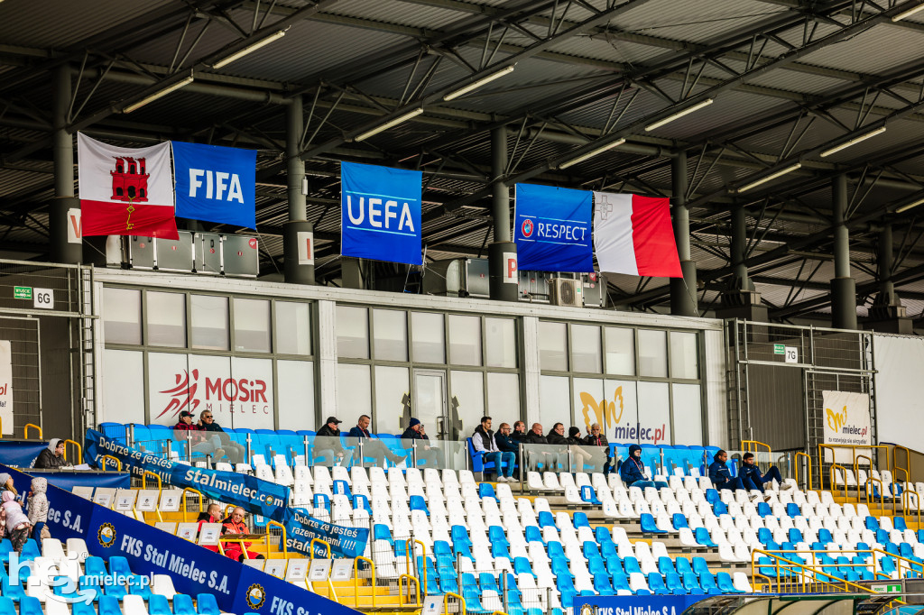 MALTA – GIBRALTAR na stadionie w Mielcu