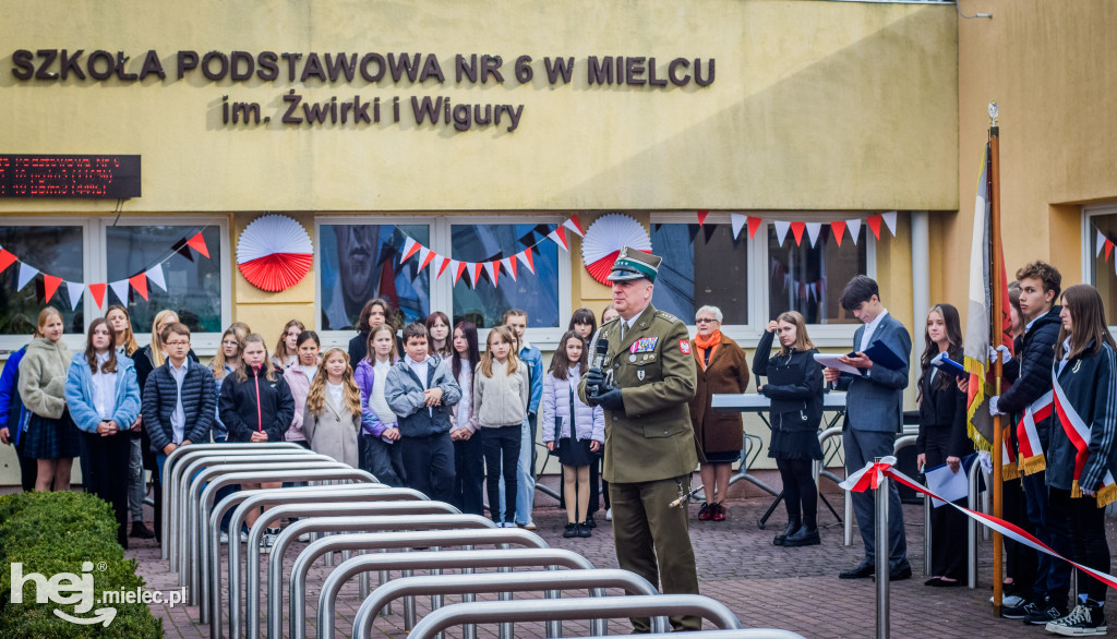 Odsłonięcie muralu „Franciszek Żwirko i Stanisław Wigura – asy polskiego lotnictwa”