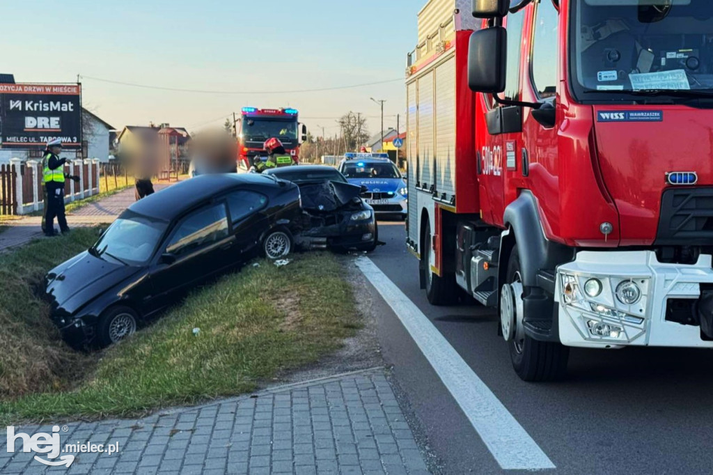 Zderzenie na Rzochowskiej. Dwa BMW