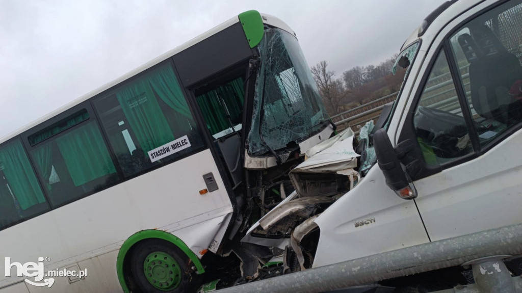 Wypadek na drodze Mielec - Połaniec