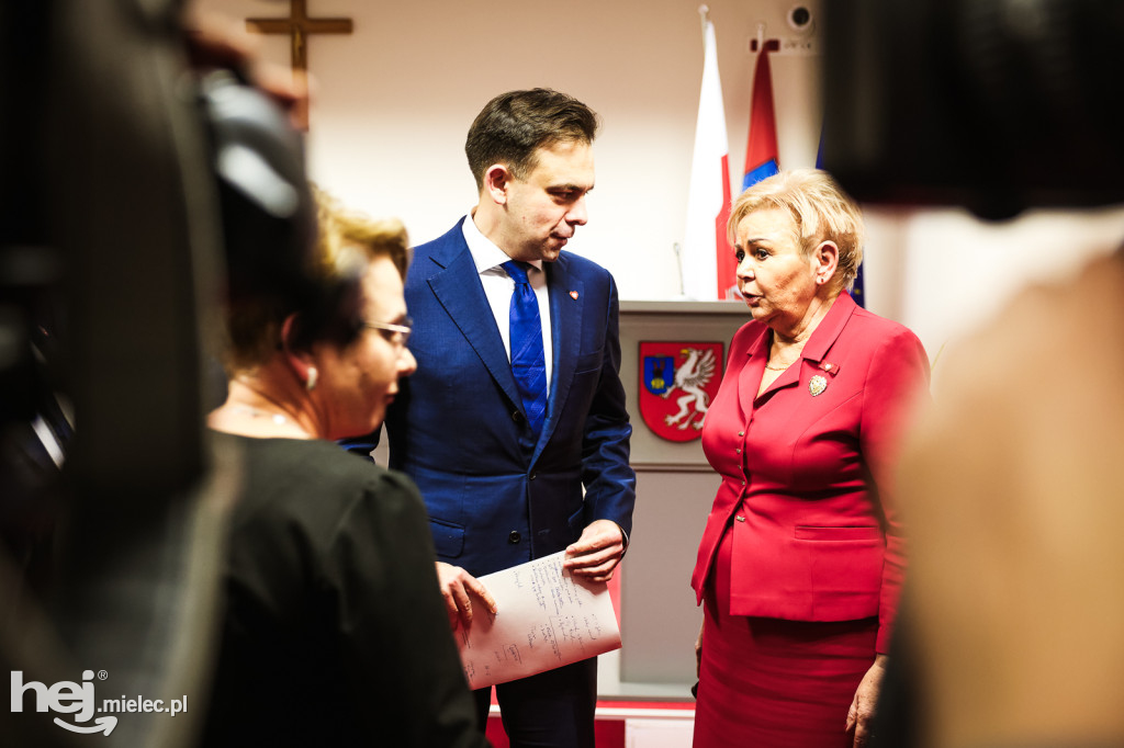 Wizyta ministra finansów w Mielcu