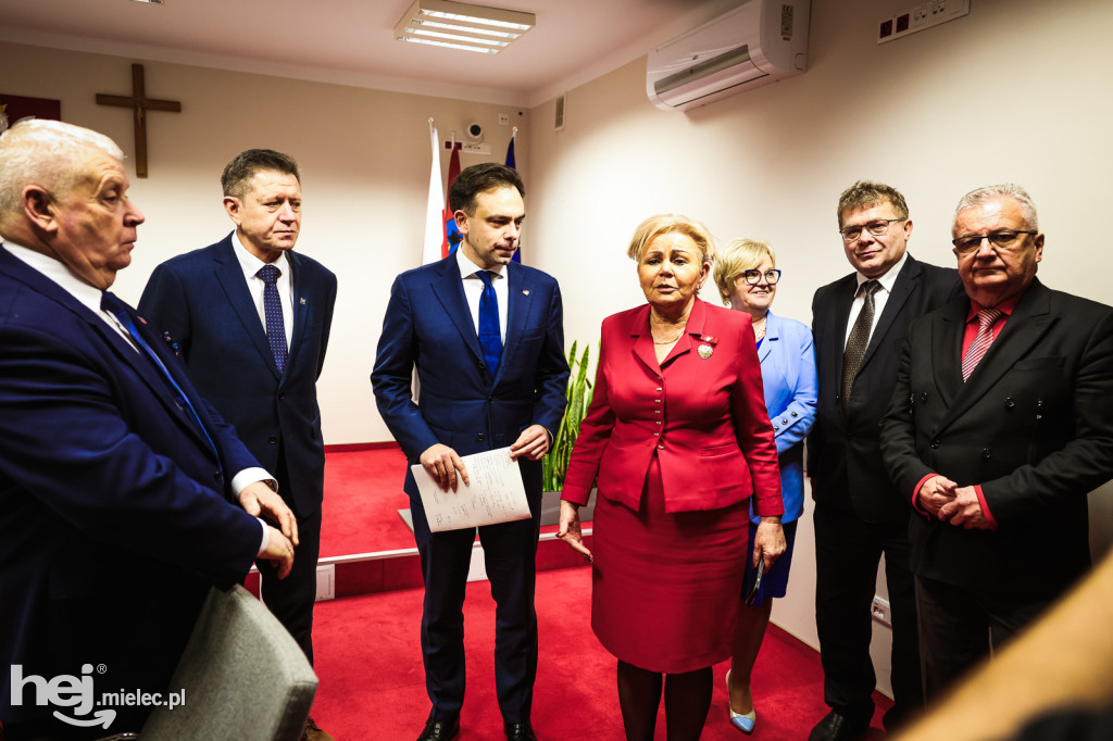 Wizyta ministra finansów w Mielcu