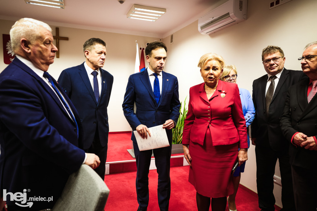 Wizyta ministra finansów w Mielcu