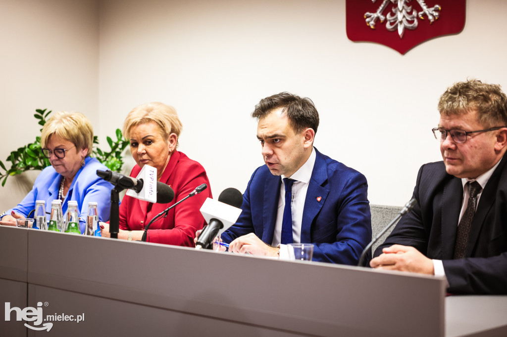 Wizyta ministra finansów w Mielcu