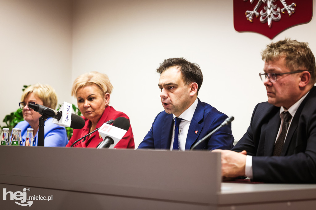 Wizyta ministra finansów w Mielcu