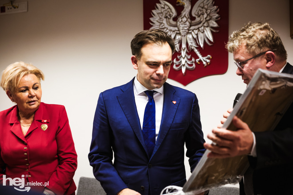 Wizyta ministra finansów w Mielcu