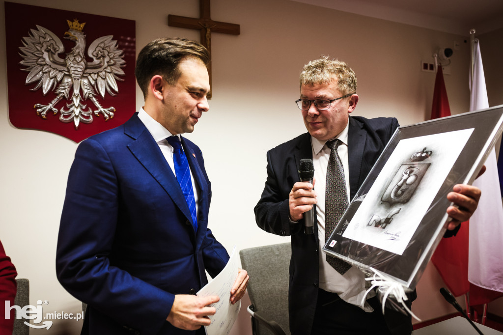 Wizyta ministra finansów w Mielcu