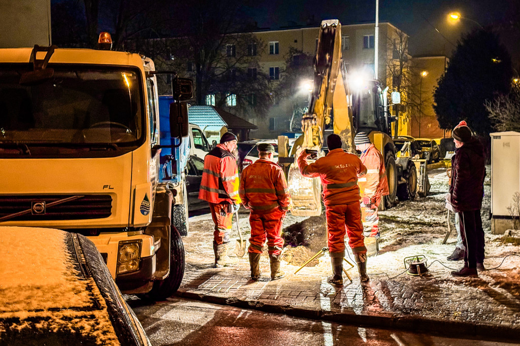 Awaria wodociągu w centrum Mielca