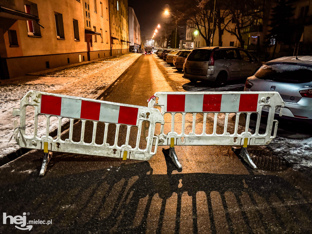 Awaria wodociągu w centrum Mielca