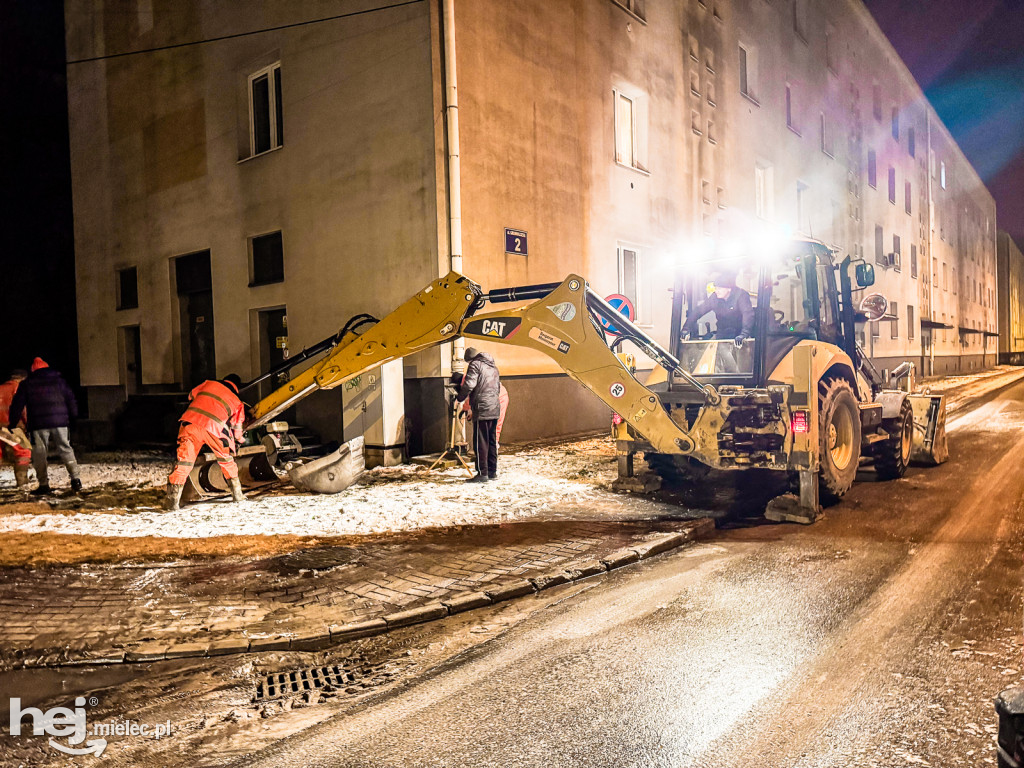 Awaria wodociągu w centrum Mielca