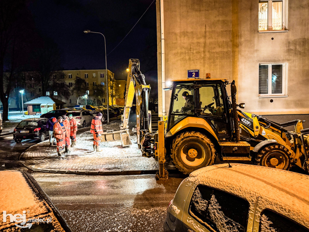 Awaria wodociągu w centrum Mielca