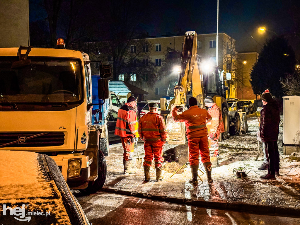 Awaria wodociągu w centrum Mielca